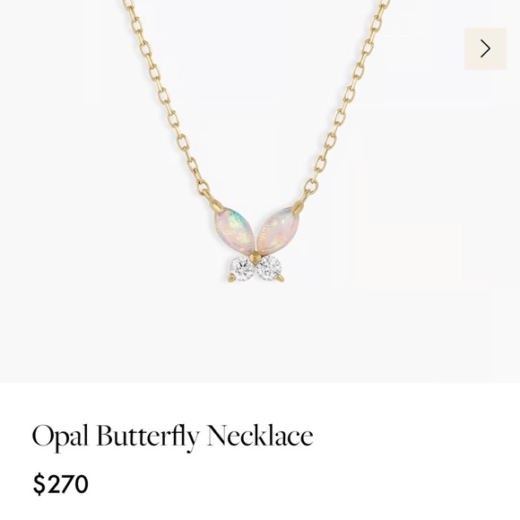 Gorjana Opal Butterfly Necklace - New! - Picture 1 of 3